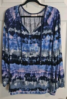 Large Belle Laura Gravel Tunic Long-sleeved